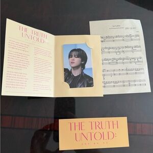 Jimin The Truth Untold exhibition photo card